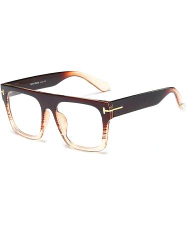 Jurchio Unisex Classic Space Glasses Frame - Vintage Look Blue Light Filter Glasses for Men & Women with Case - Clear Lens - Buy Online on GoSupps.com