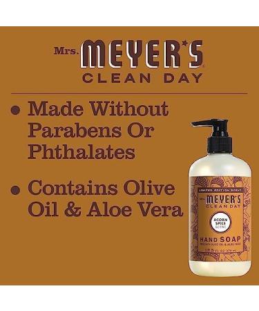 Mrs. MEYER'S Clean Day Variety 1 Liquid Hand Soap Acorn Spice 12.5 OZ 1 Liquid Dish Soap Acorn Spice 16 OZ 1 CT Variety Pack - Buy Online on GoSupps.com