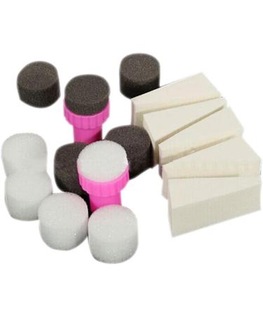 Nail Art Stamper Polish Remover Sponge Set Wedges Manicure Nail Gradient Tools Manicure accessory - Buy Online on GoSupps.com