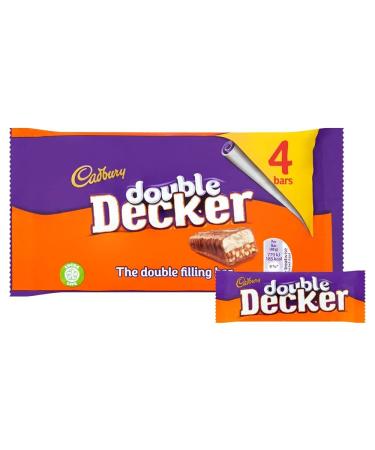 Cadbury Double Decker 160g (8 packs of 4, total 32)