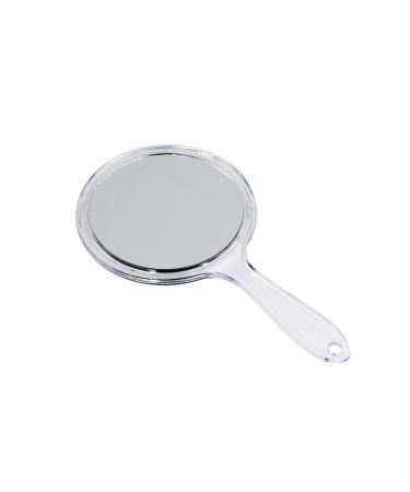 OIGUMR Small Double-Sided Handheld Mirror 1X/2X Hand Mirror Cute Hand Mirror 4.5 x 8.2 inch Clear Small 1Pcs Clear