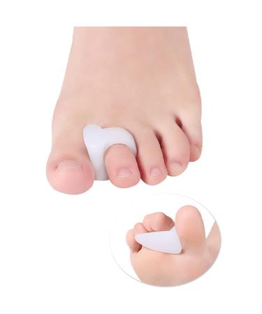 Jrery-KEY Hammer Toe Cushions Pads (Pack of 6) Bunion Corrector and Bunion Relief Big Toe Spacers Gel Toe Separators To Straighten Overlapping Toe Bunion Corrector Realign Crooked Toes