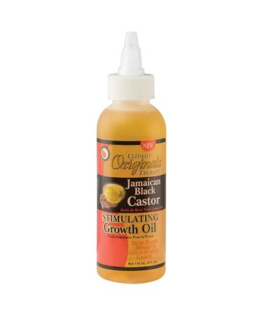 Originals by Africa's Best Therapy Jamaican Black Castor Oil Stimulating Growth Oil  Naturally Repairs and Prevents Hair Damage & Breakage  Moisturizes Scalp  4oz Bottle