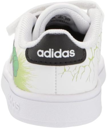 adidas Boy's Unisex Kids Advantage Cf I Sneaker - Child 3 UK - White/Black - Buy Online on GoSupps.com