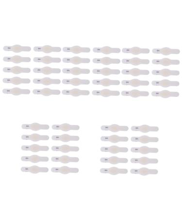 FRCOLOR 50 Pcs Stickers Shoe Grips Liner Pads for Shoes Foot Protectors for Feet Anti-wear Heel Cushion Heel Cups Heel Grip Pads Gel High Heel Women's Half Size Pad White As Shownx5pcs 6.5X2X0.1x5pcs