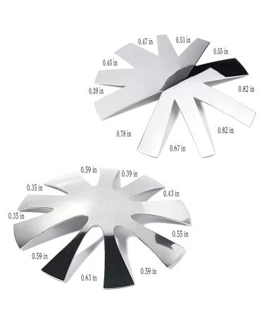 French Smile Liners - Stainless Steel V-Shape & U-Shape Nail Art Cutter for Perfect French Tips - Buy Online on GoSupps.com