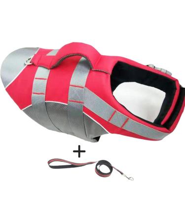 Hzqifei Reflective Dog Life Jacket - Premium Swimming Vest for Small Medium & Large Dogs (XL Red) - Safe & Stylish Waterproof Training Gear - Buy Online on GoSupps.com