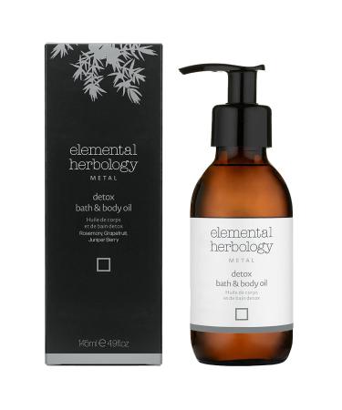 Elemental Herbology Detox Bath & Body Oil 5.0 Fl Oz | Stimulating & Purifying Dual-Purpose Oil - Buy Online on GoSupps.com