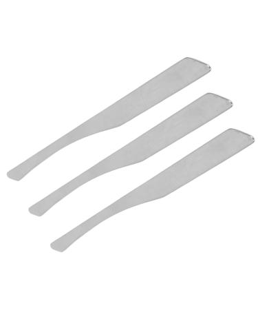 Metal Makeup Spatula 3 Pieces Stainless Steel Makeup Spatula for Blending