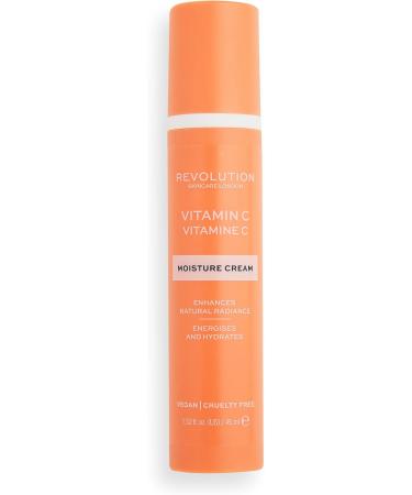 Revolution Skincare London Revolution Skincare Vitamin C Face Cream Radiant Moisturiser with Niacinamide Vegan & Cruelty-Free 45ml - Buy Online on GoSupps.com