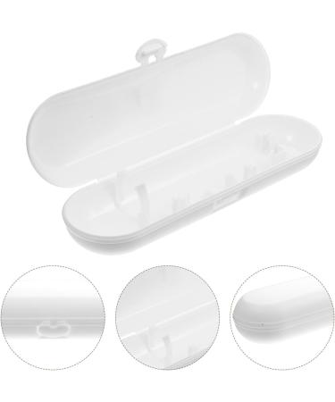 Gleavi Electric Toothbrush Holder Case - 4 Pack Portable Hard Shell Toothbrush Box White PP Travel Storage for Electric Toothbrushes - Buy Online on GoSupps.com