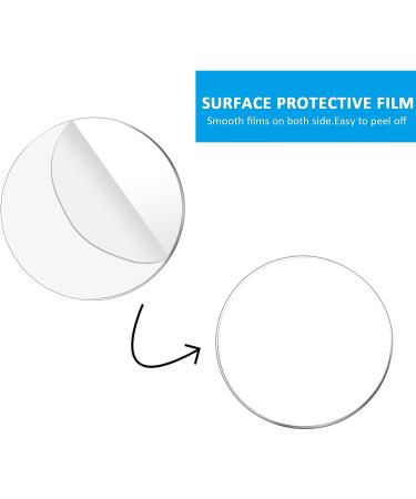 30 Pcs 2 Inch Clear Acrylic Circle Sheet Discs for Picture Frames, Crafts, DIY - 50mm - Buy Online on GoSupps.com