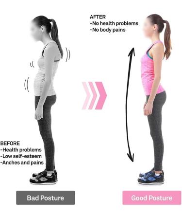 Adjustable Clavicle Posture Corrector for Men & Women | Upper Back Brace & Lumbar Support Belt Corset (L Code D) - Improve Posture & Comfort - Buy Online on GoSupps.com