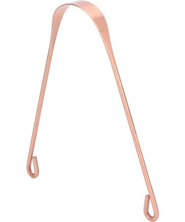 Pure Copper Tongue Scraper - Effective Bad Breath Remover & Oral Hygiene Tool for Adults - Easy to Use & Clean - Buy Online on GoSupps.com