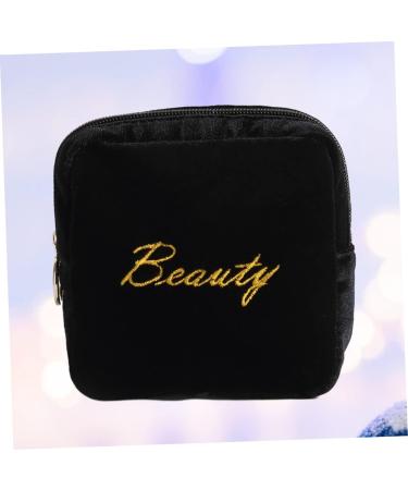 Shop Gleavi Women's Travel Bandage Storage Bag | Transparent Cosmetic Makeup Wallet | 13x13x4cm Black - Buy Online on GoSupps.com