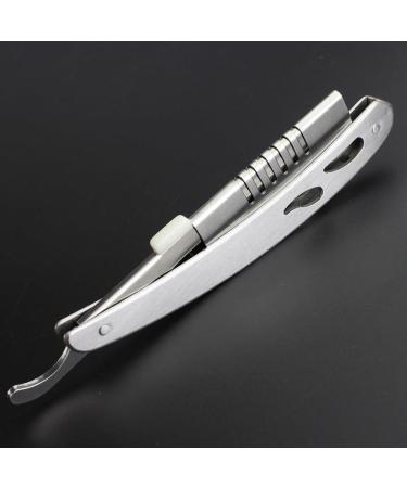Beaupretty Stainless Steel Razor Holder for Men | Durable Hairdresser Shaver & Blade Stand | Perfect Face Razor Knife Holder for Beard Care - Buy Online on GoSupps.com