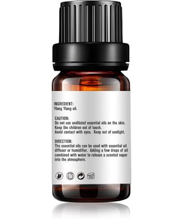 Ylang Ylang Essential Oil - 100% Pure Aromatherapy | RAINBOW ABBY 10ml - International Shipping Available - Buy Online on GoSupps.com