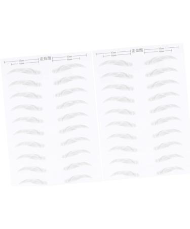 Beavorty 6 Sheets Pairs Beauty Eyebrow Stickers Eyebrow Transfer Simulation Eyebrow Hair 6d Makeup Tools - Buy Online on GoSupps.com