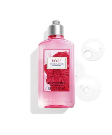 L'Occitane Rose Shower Gel 8.4 oz - Luxurious Floral Body Wash - Buy Online on GoSupps.com