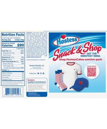 Buy HOSTESS Zingers - Iced Vanilla Cake with Creamy Filling | 10 Pieces 360g Pack + Heartforcards Shipping Protection | International Shipping Available - Buy Online on GoSupps.com