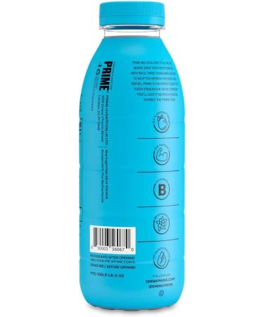 Prime hydration drink 500ml Blue Raspberry Blue Raspberry 500 ml (Pack of 1) - Buy Online on GoSupps.com