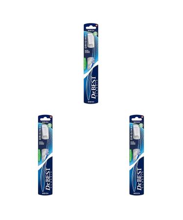 Dr.BEST Original Toothbrush Soft (1 piece) helps protect the gums (Pack of 3) 1 piece (Pack of 3) New