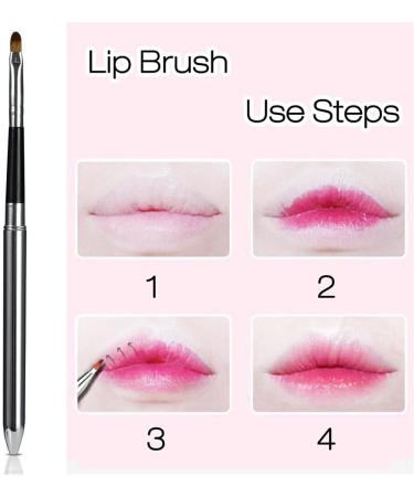 Dajidafu Lip Brush Telescopic Lip Applicators Portable Lipstick Lip Supplies for Gloss Liner Lipsticks Chapsticks Cookie painting - Buy Online on GoSupps.com