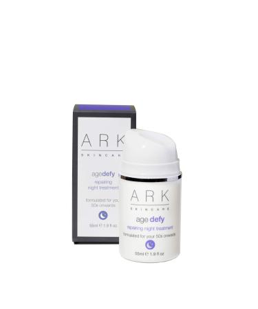 ARK Skincare Age Defy Repairing Night Treatment for Mature Skin Combats Hormone Loss & Dryness with Red Clover Hyaluronic Acid & Peptides 55ml