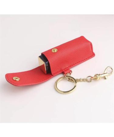 Lipstick Keychain Holder | Lip Balm Keychain | 2pcs Red Pouch Bags for Women | Purse Storage Solutions - Buy Online on GoSupps.com