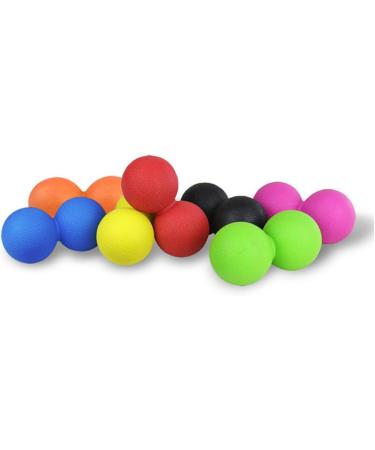 Buy Sewoart Full Body Massage Device - Rolling Ball & Vibration Roller for Ultimate Foot Relief | Foam Muscle Massage Balls | Double Ball Yellow Yoga Roller - Buy Online on GoSupps.com