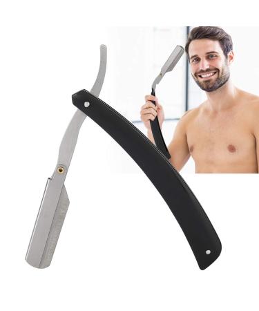 Professional Stainless Steel Barber Razor - Straight Edge Shaver for Men | Sharp Cutthroat Manual Safety Blade - Buy Online on GoSupps.com