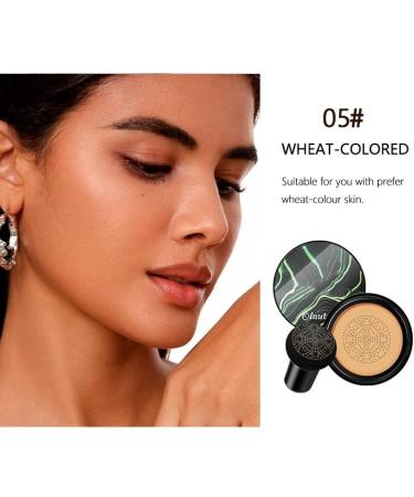 PCC PTYXIS CC Cream Air Cushion Mushroom Head Air Cushion CC Foundation Cream CC Cream Face Makeup Waterproof Oil Control Long-Term Nude Makeup (#5 111g) - Buy Online on GoSupps.com