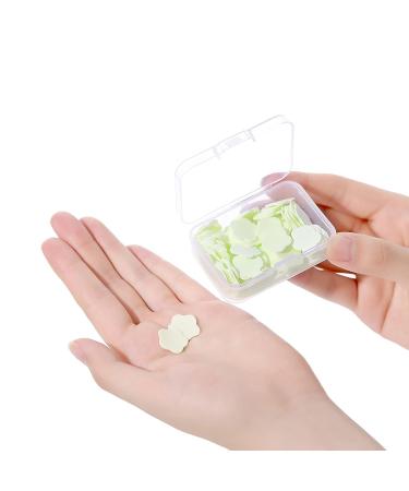 Portable Antibacterial Travel Soap Sheets - Improved Rose Lemon Jasmine Scent - 300 Disposable Soluble Hand Soap for Outdoor Use - Buy Online on GoSupps.com