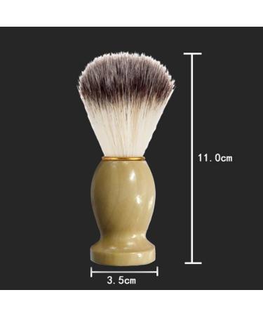 Buy Wooden Men s Shaving Brush - Brown Grip Intimate Care One Size | International Shipping - Buy Online on GoSupps.com