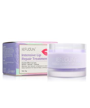 Lavender Lip Scrubs Exfoliator & Moisturizer Sleeping Lip Mask - Double Effect with Brush for Dark & Cracked Lips - Reduce Lines, Brighten Color, Repair Treatment - Buy Online on GoSupps.com