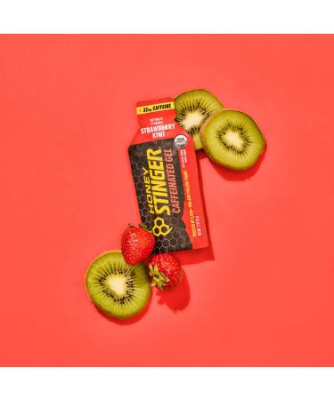 Honey Stinger Organic Strawberry Kiwi Energy Gel Caffeinated & Gluten Free for Exercise Running and Performance Sports Nutrition for Home & Gym Pre and Mid Workout 12 Pack 13.2 Ounce Strawberry Kiwi 1.1 Ounce (Pack o  - Buy Online on GoSupps.com