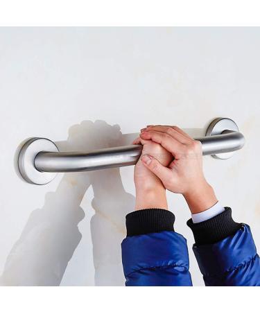 handrail Handrails Grab Bar Bathtubs and Showers Handicap Railss Toilet Rail Bathroom Support for Elderly Handrail with Sturdy Base/Silver/