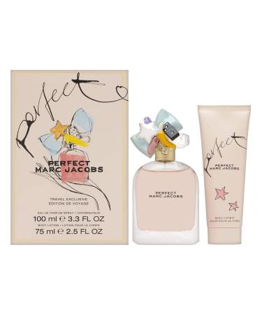 Marc Jacobs Perfect for Women 2 Piece Set Includes: 3.4 oz Eau de Parfum Spray + 2.5 oz Body Lotion 2.95 Fl Oz (Pack of 2)