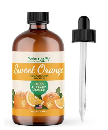 Naturopathy Essential Oil, Therapeutic Grade, Premium Quality Perfect for Aromatherapy (Orange, 4oz) Orange 4 Fl Oz (Pack of 1)