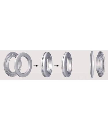 AchNau 1-9/16 Inner Dia Silver Plastic Curtain Grommets - Pack of 16 - Buy Online on GoSupps.com