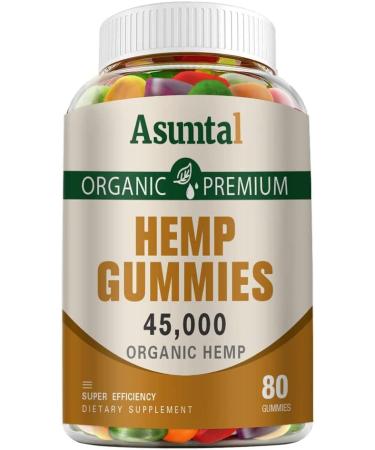 Natural Hemp Gummies Advanced Extra Strength - High Potency Best CBS CDB Gummy Adults - Low Sugar Zero BD Oil