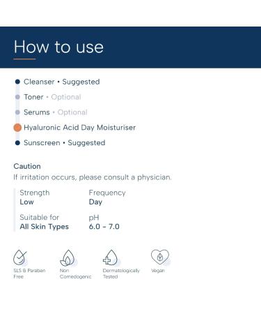 Ultra Light Face Moisturiser with Hyaluronic Acid - 120ml Non-Greasy Deep Hydration | Fragrance Free | International Shipping - Buy Online on GoSupps.com