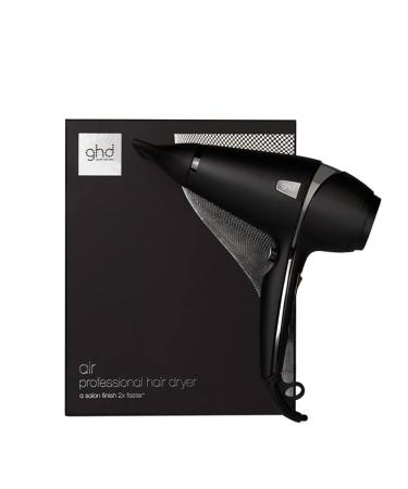 ghd air hair dryer professional powerful hair dryer with ion technology black