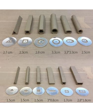 LEQH Clay Extruder Gun with 12 Molds - Multicolor Clay Extruder Tool - Buy Online on GoSupps.com