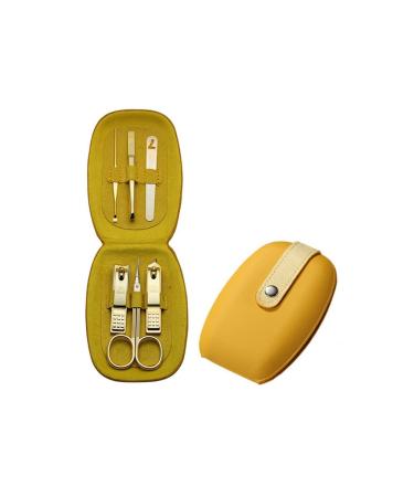 Nail Clipper Set 6-Piece Nail Clippers Set Portable Nail Set Decoration Foot Care Beauty Set Nail Care with Portable Holster Nail Clipper Kit (Color : F)