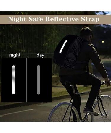 MOPHOEXII 2 Pack Waterproof Backpack Rain Cover | Reflective Strip | Black+Black M | Ideal for Bicycling/Hiking | 25L-40L Capacity - Buy Online on GoSupps.com