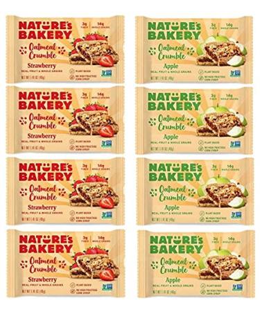 Nature's Bakery Oatmeal Crumble Bar Variety Sampler 8ct 1.41oz - Buy Online on GoSupps.com