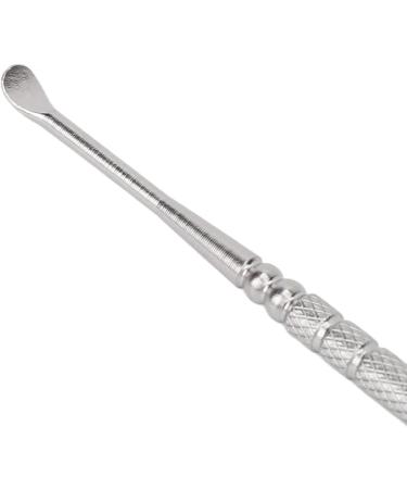 Double Head Metal Ear Spoon | Ergonomic Design | Relieve Itching | for Beauty Salon | Silver - Buy Online on GoSupps.com