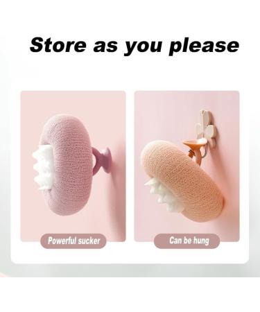 4PCS Super Soft Sunflower Bath Ball - 2024 New 2-in-1 Suction Cup Shower Sponges for Men & Women | International Shipping Available - Buy Online on GoSupps.com