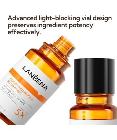 LANBENA Brightening Vitamin C Toner | Hydrating Alcohol-Free Facial Toner for Even Skin Tone & Radiance - Shop Now - Buy Online on GoSupps.com